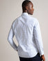 DIBBIN-Shirts-LS Slim Micro Leaf Shirt- Ted Baker Romania